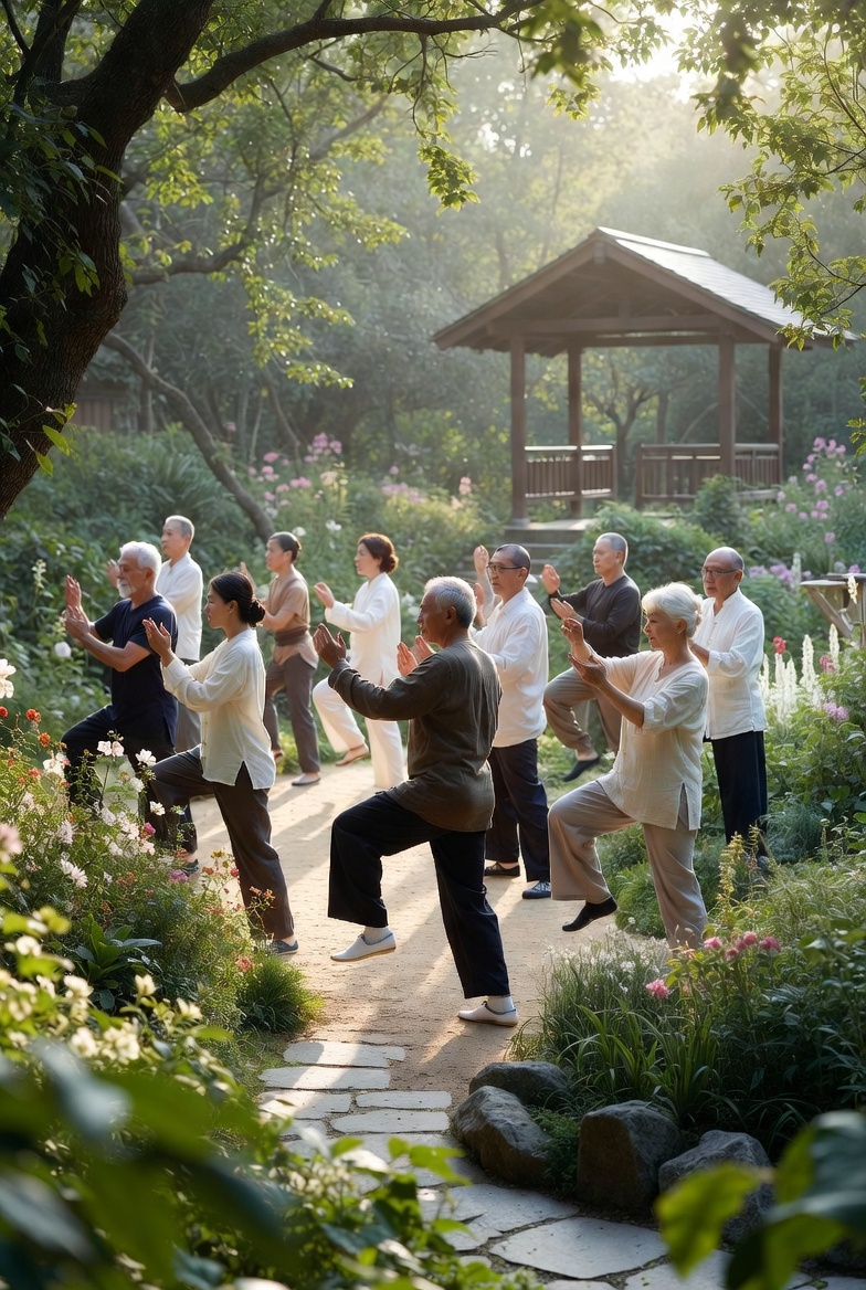 Abstrakti kuvitus rauhallisesta rytmistä